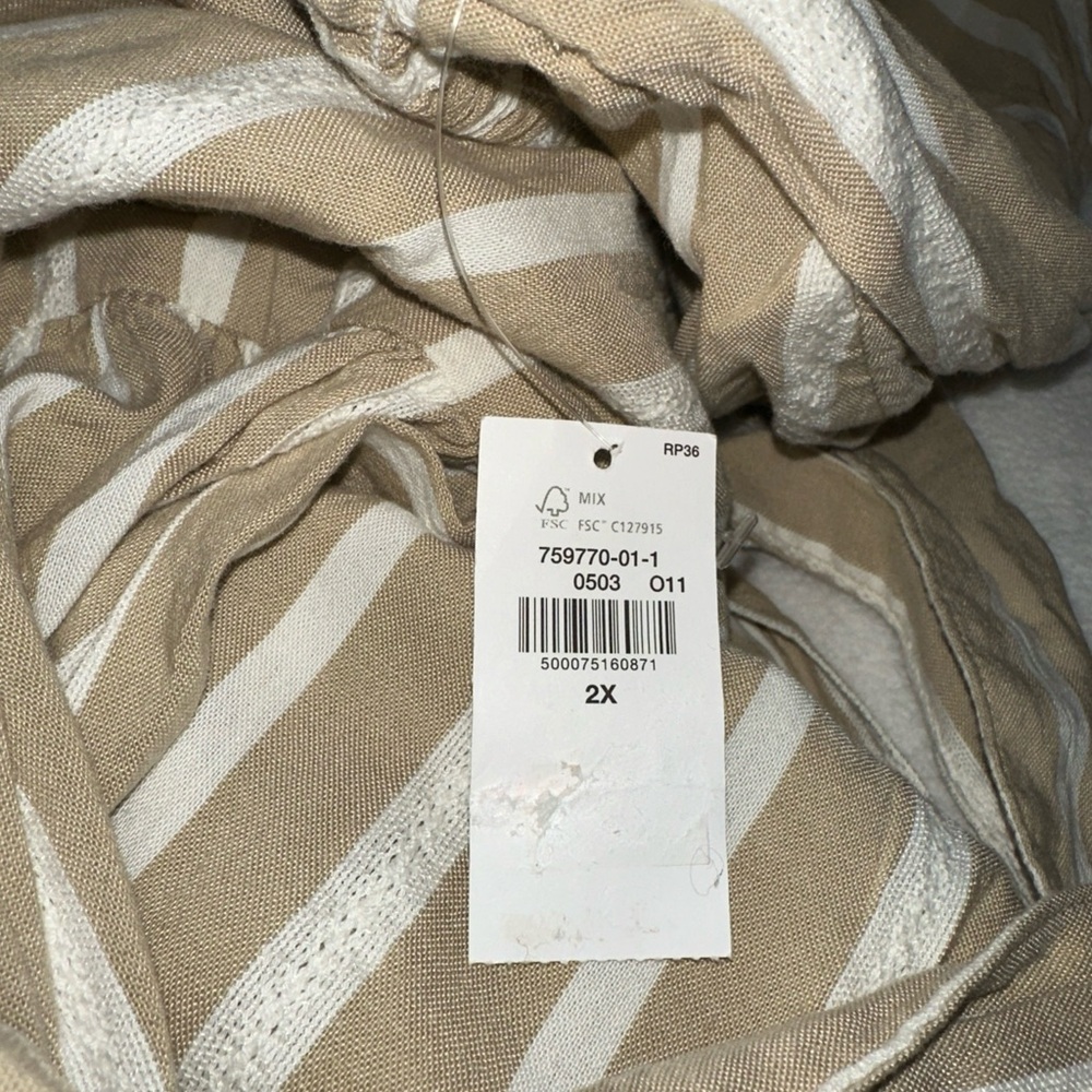 Waist defined stripe tie belt midi wrap dress by Old Navy. - Picture 7 of 9